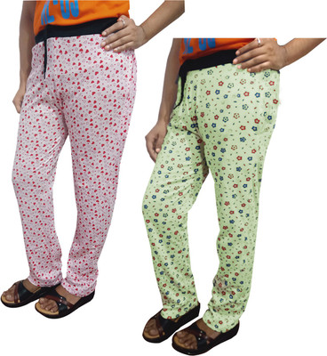Indistar Printed Women Yellow Track Pants