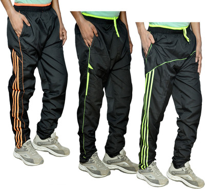 Indistar Solid Men Multicolor Track Pants