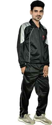 Indistar Solid Men Track Suit