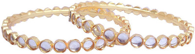 trendeela.com Alloy Gold-plated Bangle Set(Pack of 2)