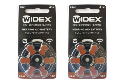 Widex Hearing Aid P312 PR41 BTE  Battery(Pack of 12)