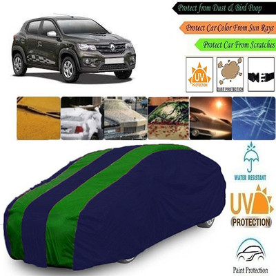 MotohunK Car Cover For Renault Kwid (Without Mirror Pockets)(Green, Blue)