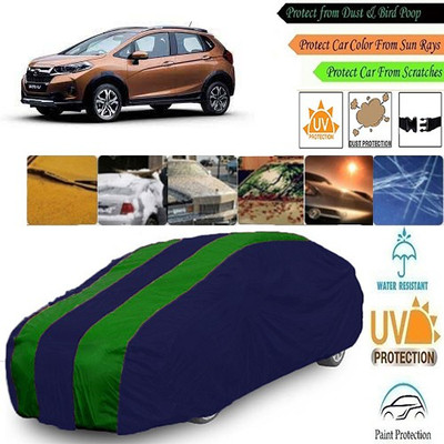 MotohunK Car Cover For Honda WR-V (With Mirror Pockets)(Green, Blue)