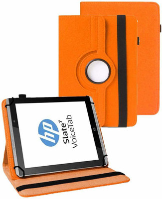 TGK Flip Cover for HP Slate 7 VoiceTab Tablet(Orange, Cases with Holder)