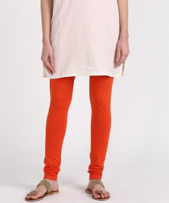 Aurelia Ethnic Wear Legging(Orange, Solid)