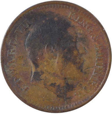 Mintage World British india King edward VII - 1_2 Pice 1908 calcutta Medieval Coin Collection(1 Coins)