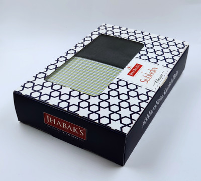 JHABAK'S Polyester Solid, Checkered Shirt & Trouser Fabric