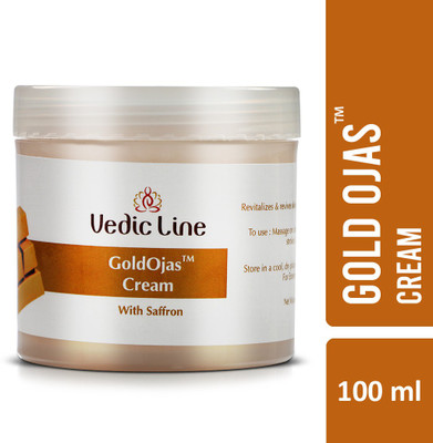 Vedic Line Gold Ojas Cream With Saffron For Revitalizing Skin(100 ml)