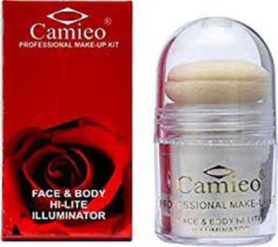 camieo Professional Makeup Kit Face & Body Hi-Lite Illuminator Highlighter WHITE NO6 Highlighter(WHITE NO6)