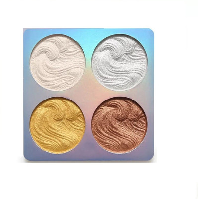 Style Craze 4Color Highlighter Facial Bronzers Palette Makeup Glow Face Contour Shimmer Powder Illuminator Highlight Cosmetics Highlighter(4 shades)