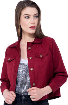 MONTREZ 3/4th Sleeve Solid Women Jacket