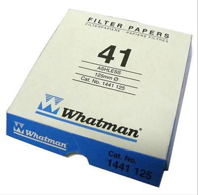 whatman Qualitative Filter Papers Grade 41 : 12.5 cm (white) pH Yellow Litmus Papers(Pack of 100)
