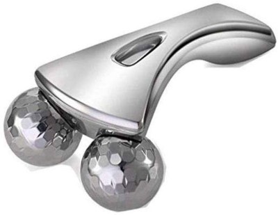 DEVZA 3D Y Shape Aluminium Big Roller Face Massager 3D Y Shape Big Roller Face Skin Lifting Massager Massager(Silver)