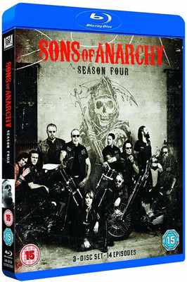 Sons of Anarchy: The Complete Season 4 (3-Disc Box Set) (Fully Packaged Import)(Blu-ray English)