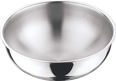 Vinod Platinum Extra Deep Tasla 18cm -1.1 LTR Pot 18 cm diameter 1.1 L capacity(Stainless Steel, Induction Bottom)