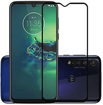 LIKEDESIGN Edge To Edge Tempered Glass for Moto G8 Plus(Pack of 1)