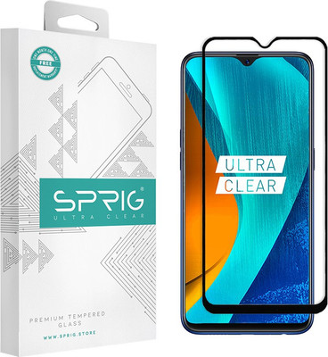 Sprig Edge To Edge Tempered Glass for Sprig Edge To Edge Tempered Glass for realme C35 (Pack of 1)(Pack of 1)