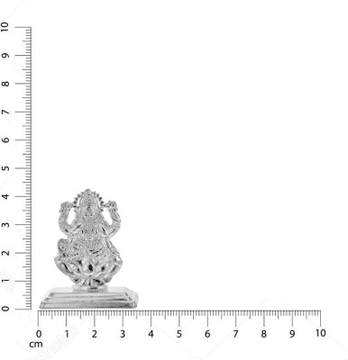Sri Jagdamba Pearls pure silver Laxmi Idol Decorative Showpiece  -  4.2 cm(Silver, Silver)