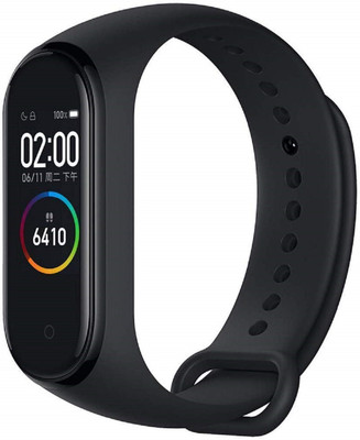 MARCRAZY M4 Smart Band Fitness Tracker(Black Strap, Size : FREE)