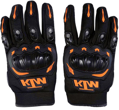 KTM RD2J Riding Gloves(Black, Orange)