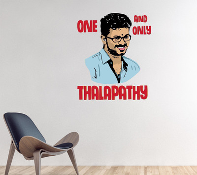Littlebuds 65 cm Thalapathy Vijay Removable Sticker(Pack of 1)