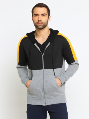 MANIAC Full Sleeve Color Block Men Sweatshirt