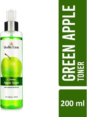 Vedic Line Green Apple Toner For Natural Freshness Men & Women(200 ml)