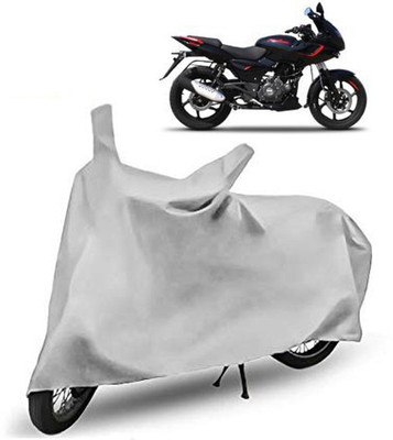 ubenio Two Wheeler Cover for Bajaj(Pulsar 180 DTS-i, Silver)