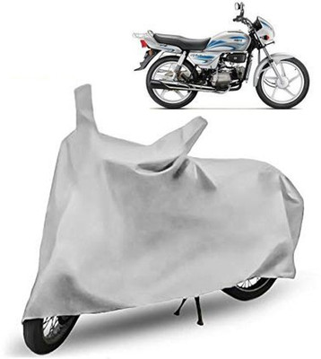 ubenio Two Wheeler Cover for Hero(Splendor Plus, Silver)