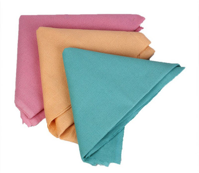 Amit Stationery Point 8 Count embroidery-matty fabric pink-skin-light green each 1mtr Cross Stitch Matte Cloth