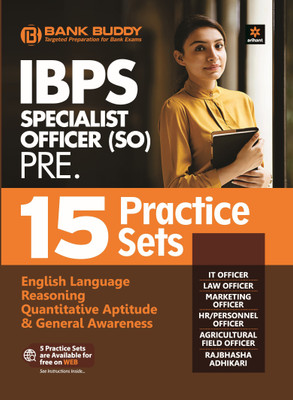 15 Practice Sets Ibps Specialist Officer Preliminary Exam 2019(English, Paperback, unknown)
