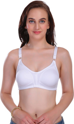 Eve's Beauty Full Coverage Women Full Coverage Lightly Padded Bra(White)