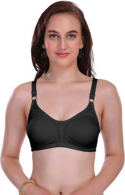 Eve's Beauty Full Coverage Women Full Coverage Lightly Padded Bra(Black)