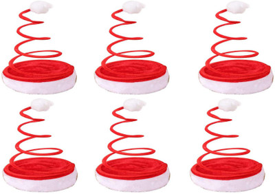 JAMBOREE Solid Santa Cap Cap(Pack of 6)