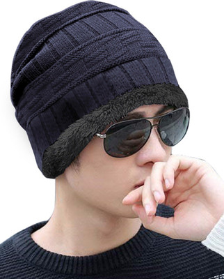 ADBUCKS Solid Beanie Cap
