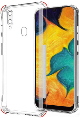 Aaralhub Back Cover for Samsung Galaxy A20, Samsung A20, Samsung Galaxy A30, Samsung A30, Samsung Galaxy M10s, Samsung M10s(Transparent, Camera Bump Protector, Pack of: 1)