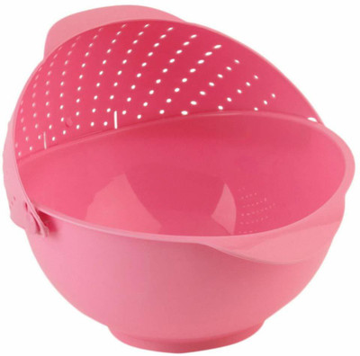 GLAMAXY Collapsible Colander(Multicolor Pack of 1)