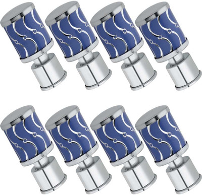 GROWNIX Blue Rod Rail Bracket Metal(Pack of 8)