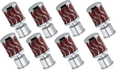 GROWNIX Maroon Rod Rail Bracket Metal(Pack of 8)