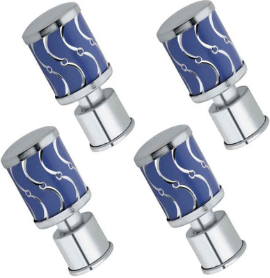 GROWNIX Blue Rod Rail Bracket Metal(Pack of 4)