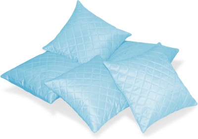 harpreet Dupion Silk Cushions Cover(Pack of 5, 65 cm*65 cm, Light Blue)