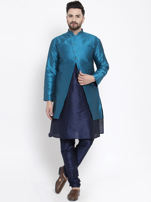 ABH Lifestyle Men Kurta Pyjama Ethnic Jacket Set