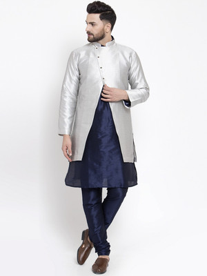 ABH Lifestyle Men Kurta Pyjama Ethnic Jacket Set
