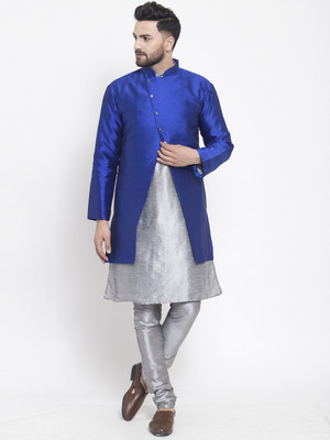 ABH Lifestyle Men Kurta Pyjama Ethnic Jacket Set