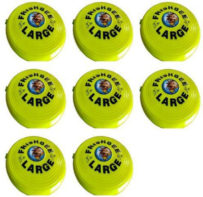 KK CRAFT WA0004_8 Plastic Sports Frisbee(Pack of 8)
