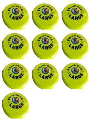 KK CRAFT WA0004_10 Plastic Sports Frisbee(Pack of 10)