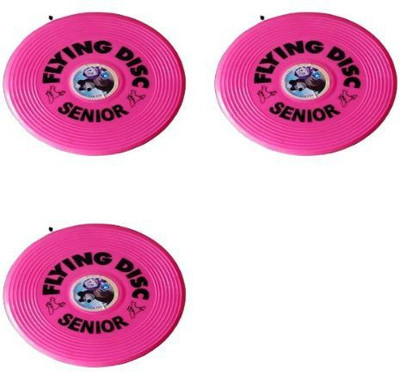KK CRAFT WA0003_3 Plastic Sports Frisbee(Pack of 3)