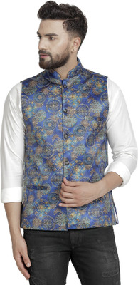 B BEN Sleeveless Printed Men Jacket