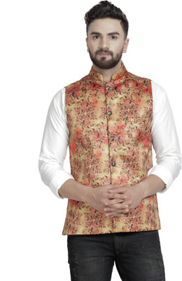 B BEN Sleeveless Printed Men Jacket