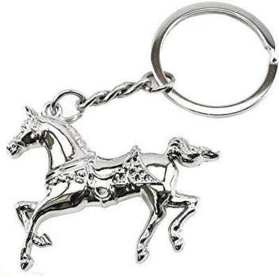 RAJ Running Horse Metal Keychain Key Chain